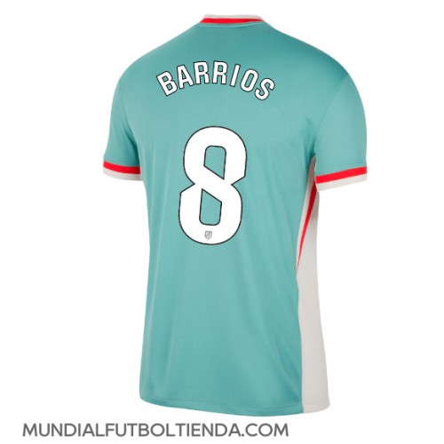 Camiseta Atletico Madrid Pablo Barrios #8 Segunda Equipación Replica 2024-25 mangas cortas